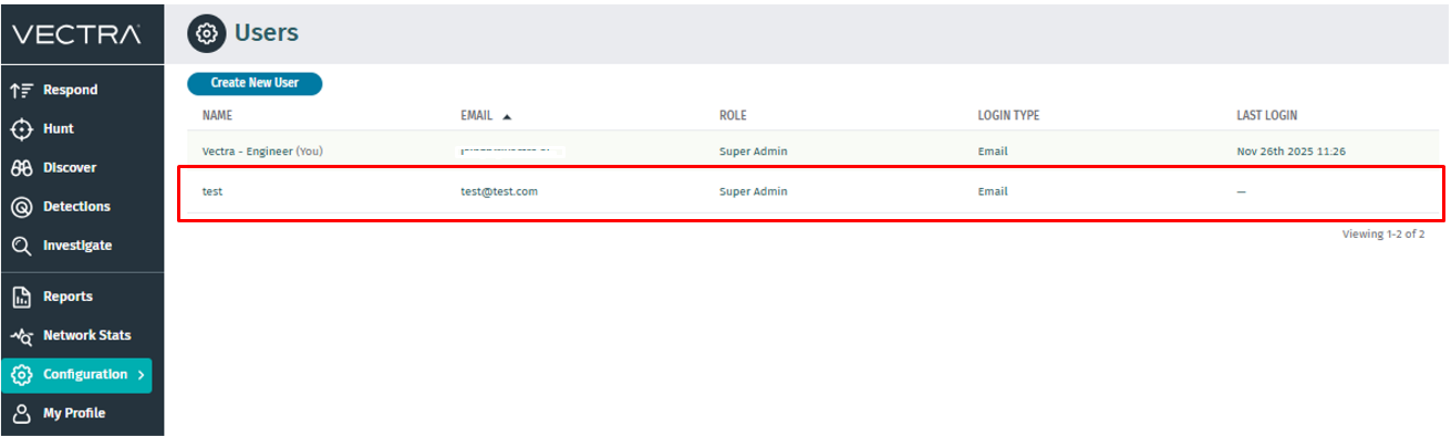 Create New RUX local Web-UI user