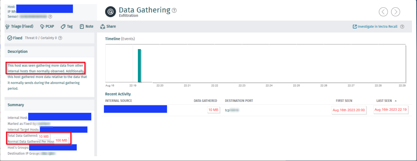 Unexpected Behaviour in Data Gathering (Edge Case - Split Detections ...